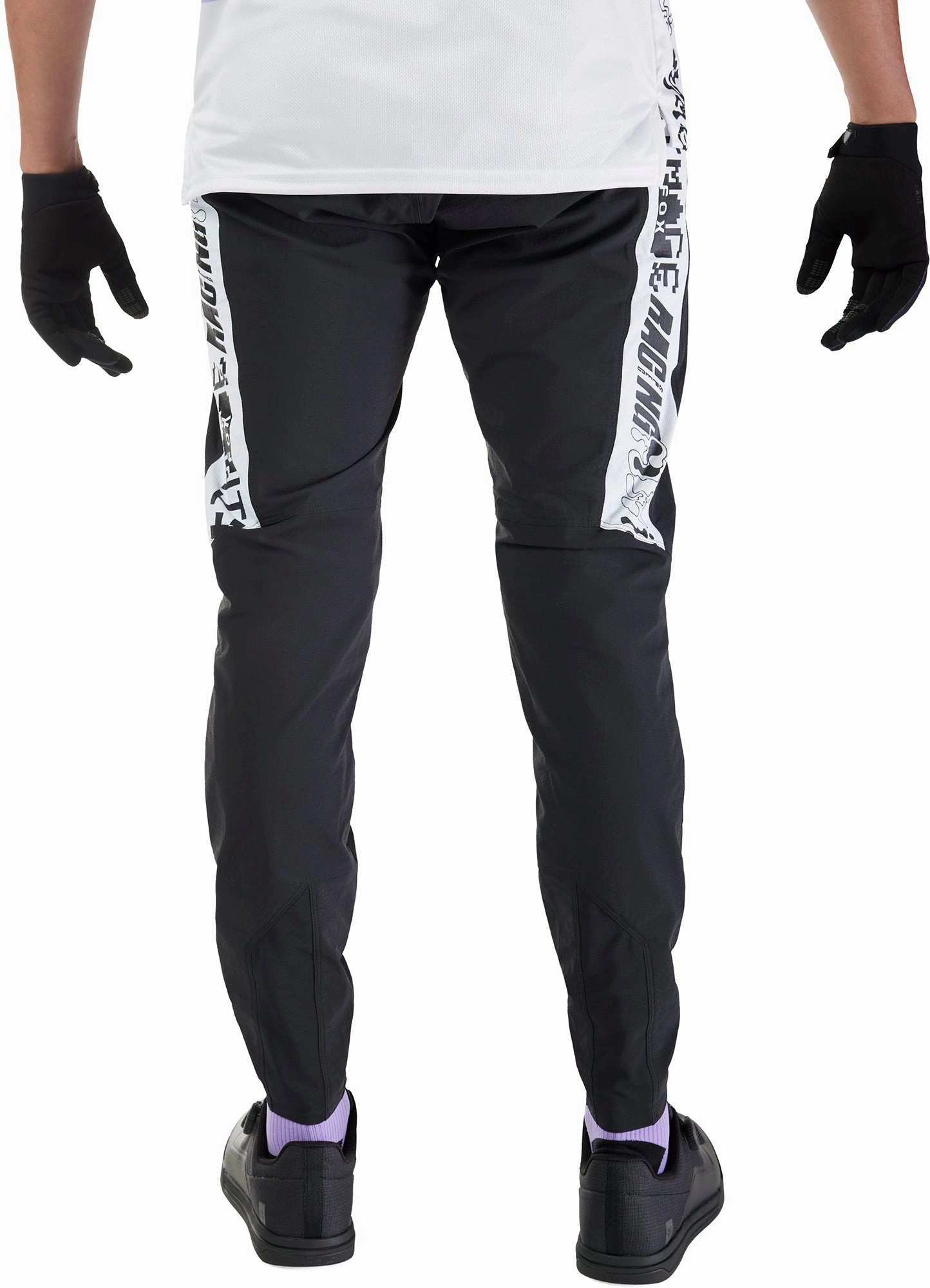 Antique Fox Ranger Grid Mens Cycling Trousers - Black