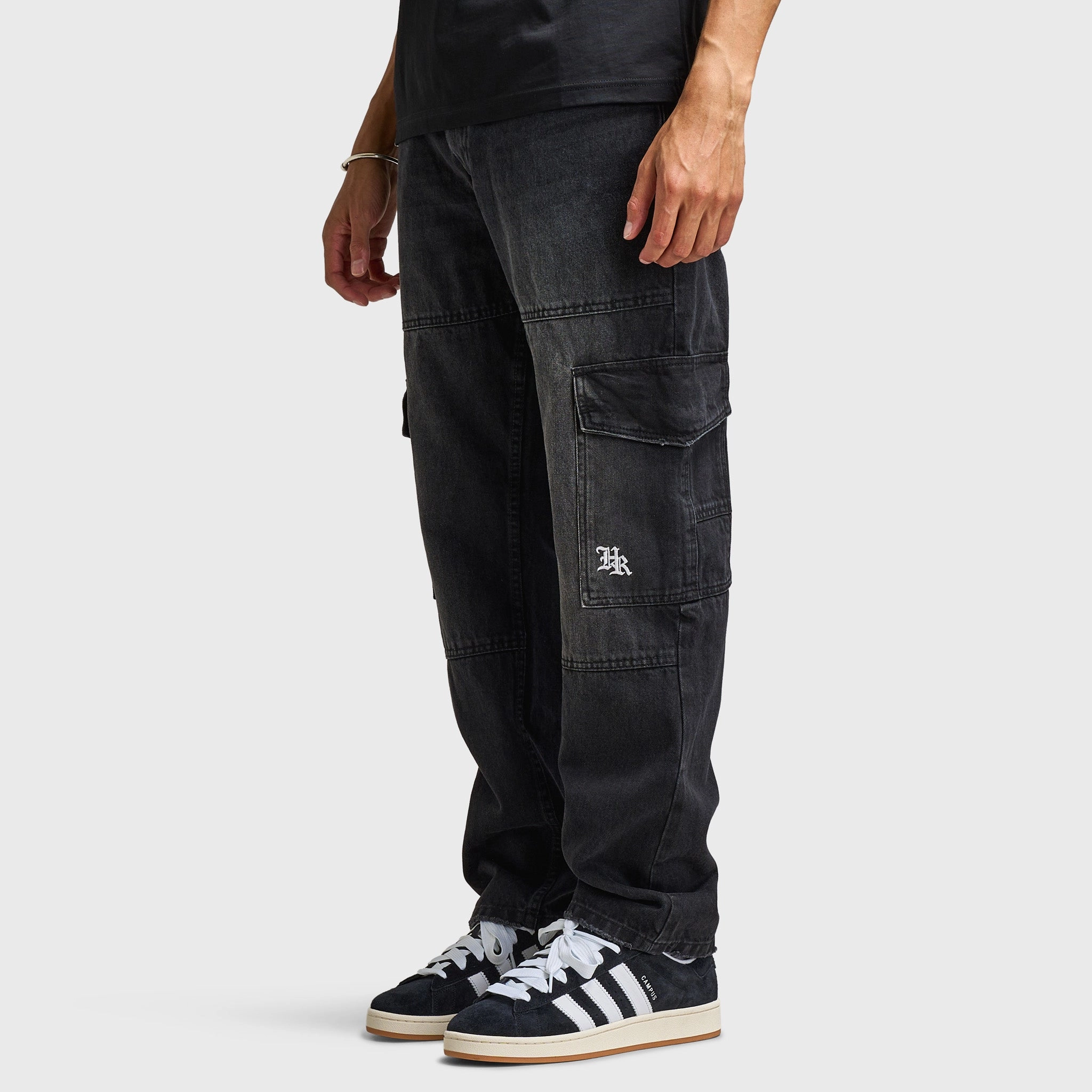 Abrasion Resistant Surface Hoodrich Force Straight-Leg Jeans / Black