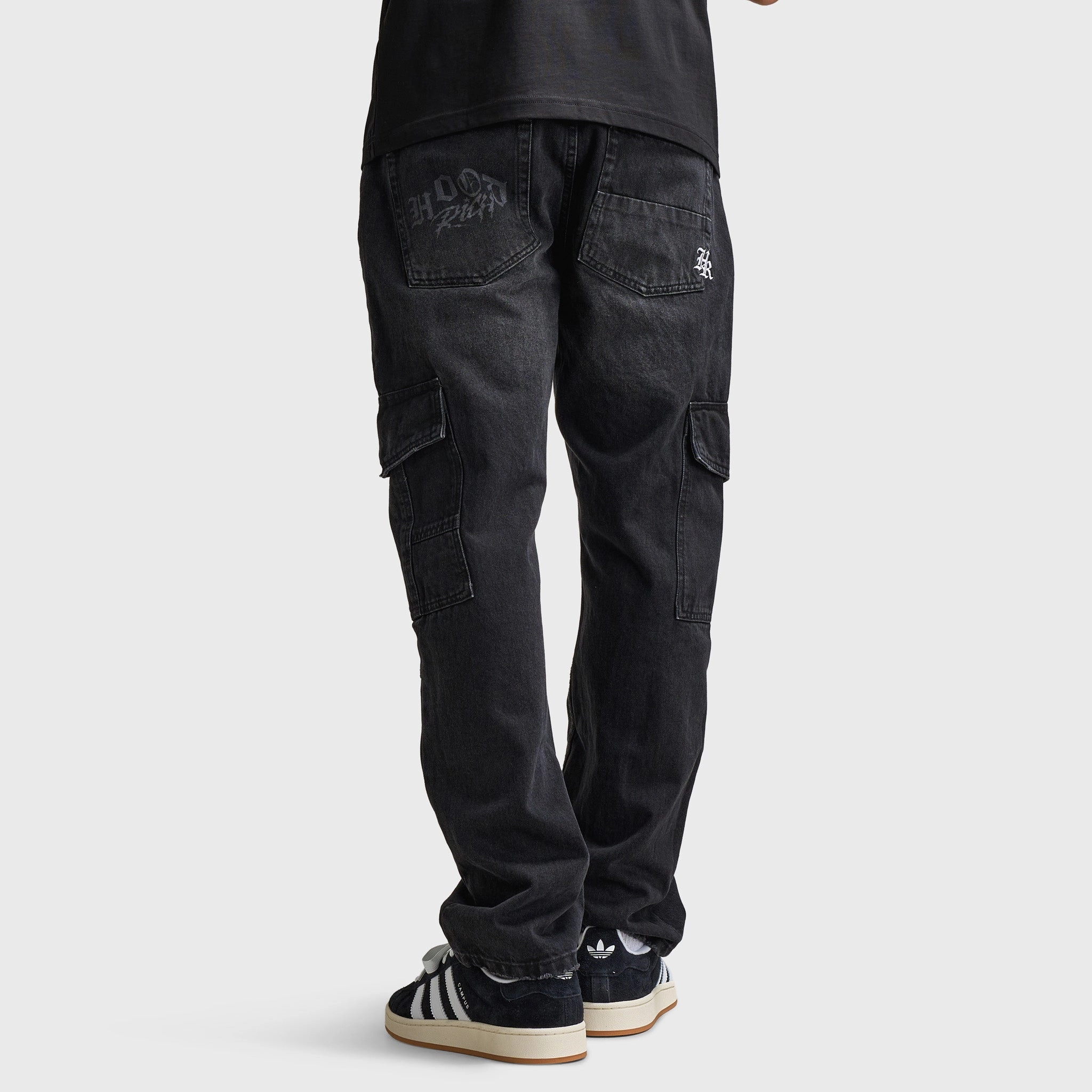 Hoodrich Force Straight-Leg Jeans / Black QuickAccess Pocket