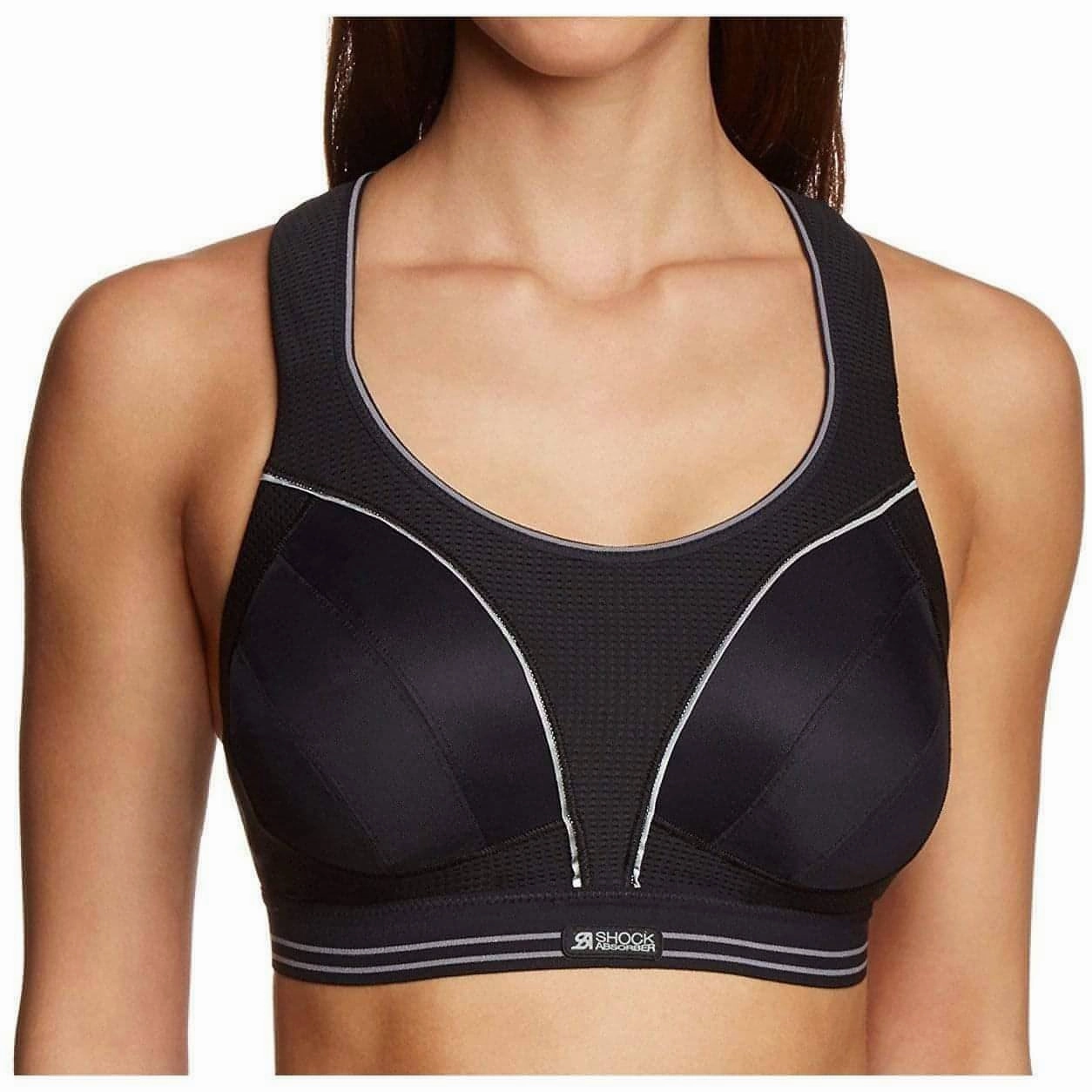 Shock Absorber Ultimate Run Womens Sports Bra - Black User-Friendly