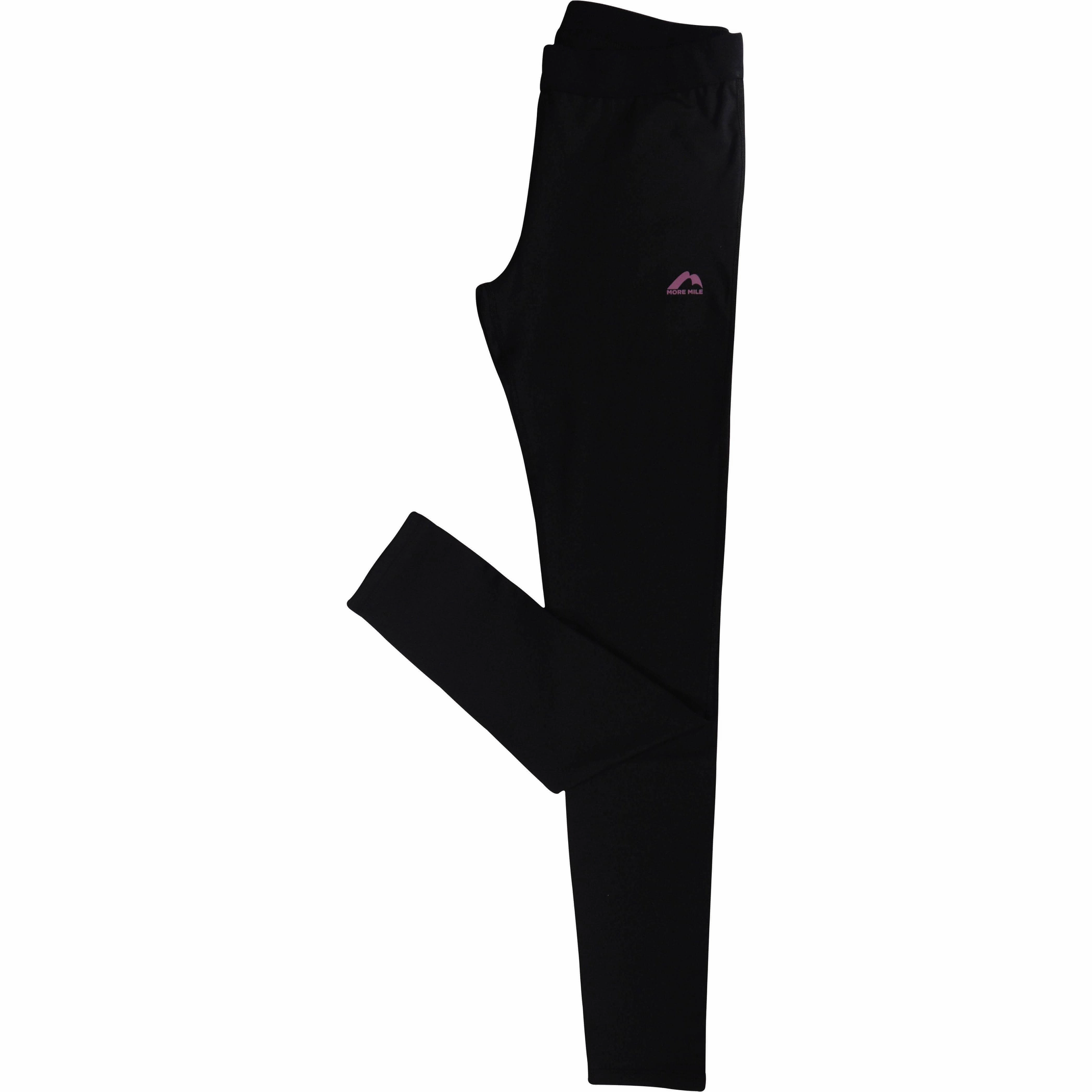 Allergy-friendly More Mile Girls Long Running Tights - Black