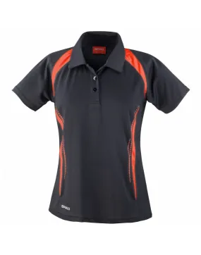 Spiro Ladies Team Spirit Polo | BLACK/RED Village Charm Ski Core