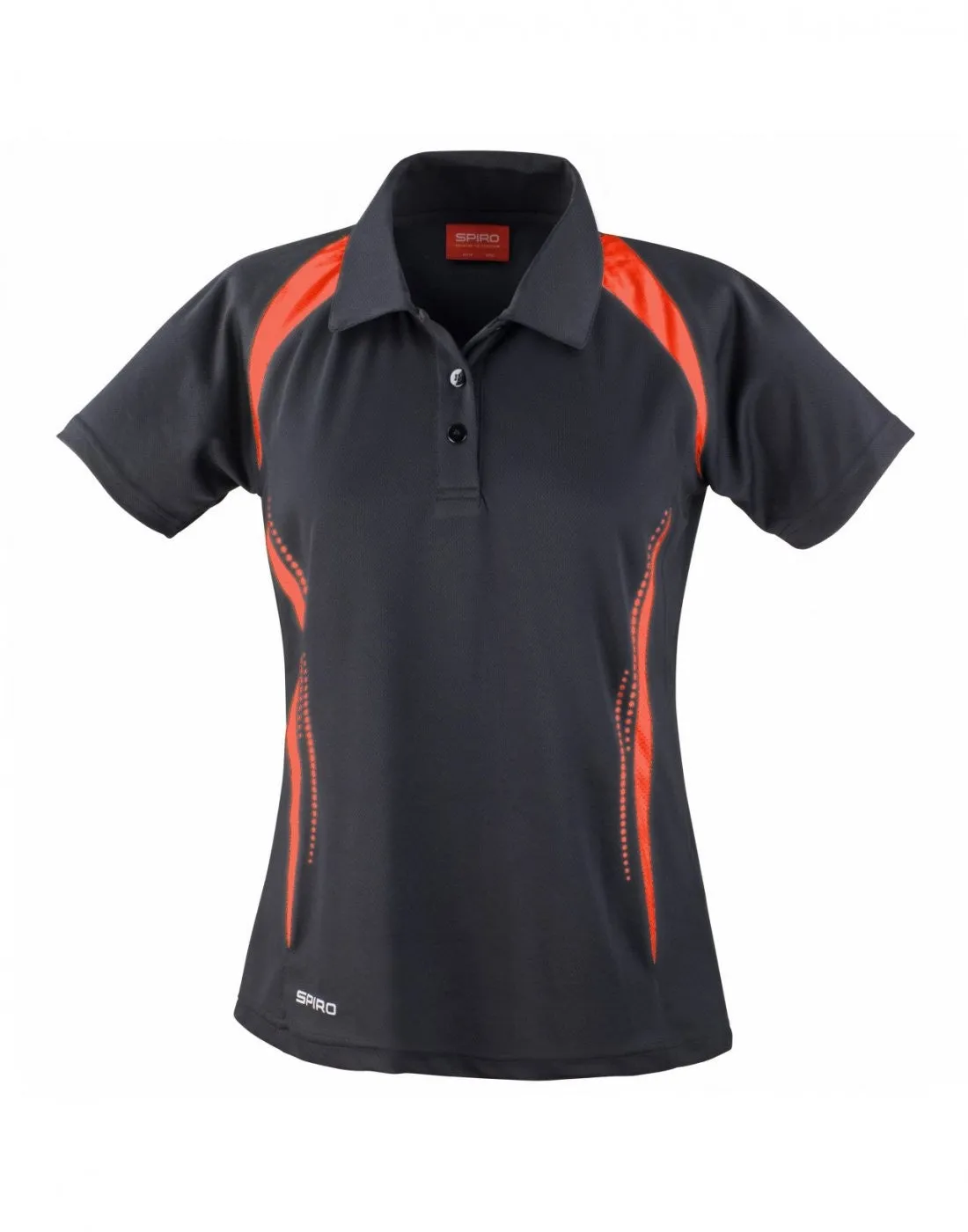Spiro Ladies Team Spirit Polo | BLACK/RED Village Charm Ski Core
