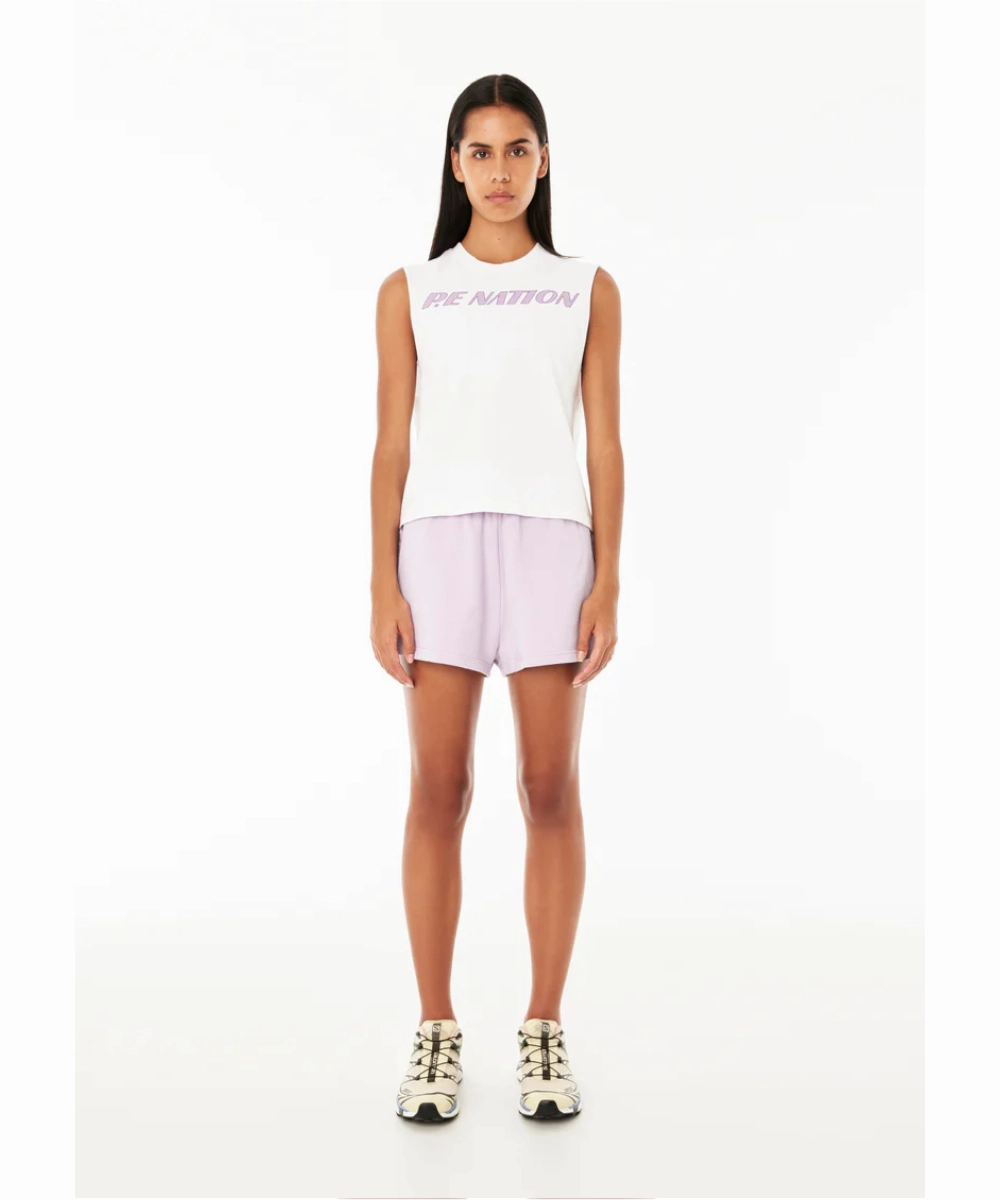 Semi Formal P.E Nation Double Jump Tank (Optic White)