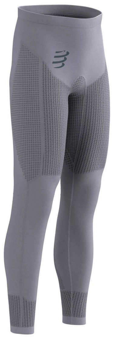 Compressport On/Off Base Layer Mens Long Running Tights - Grey casual fun