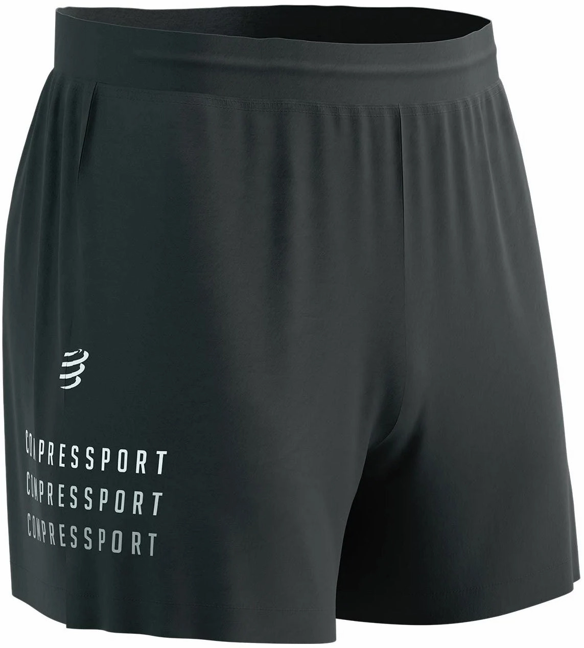 Gentle Breeze Compressport Performance Mens Running Shorts - Black