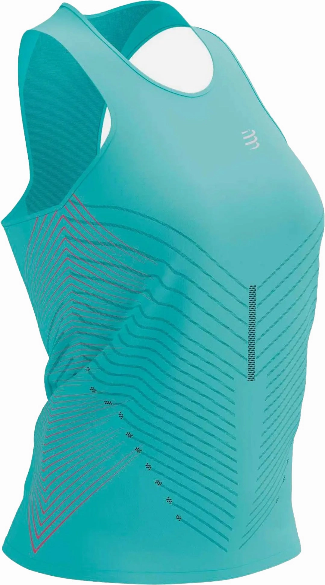 Energy Apparel Compressport Performance Womens Running Vest Tank Top - Green