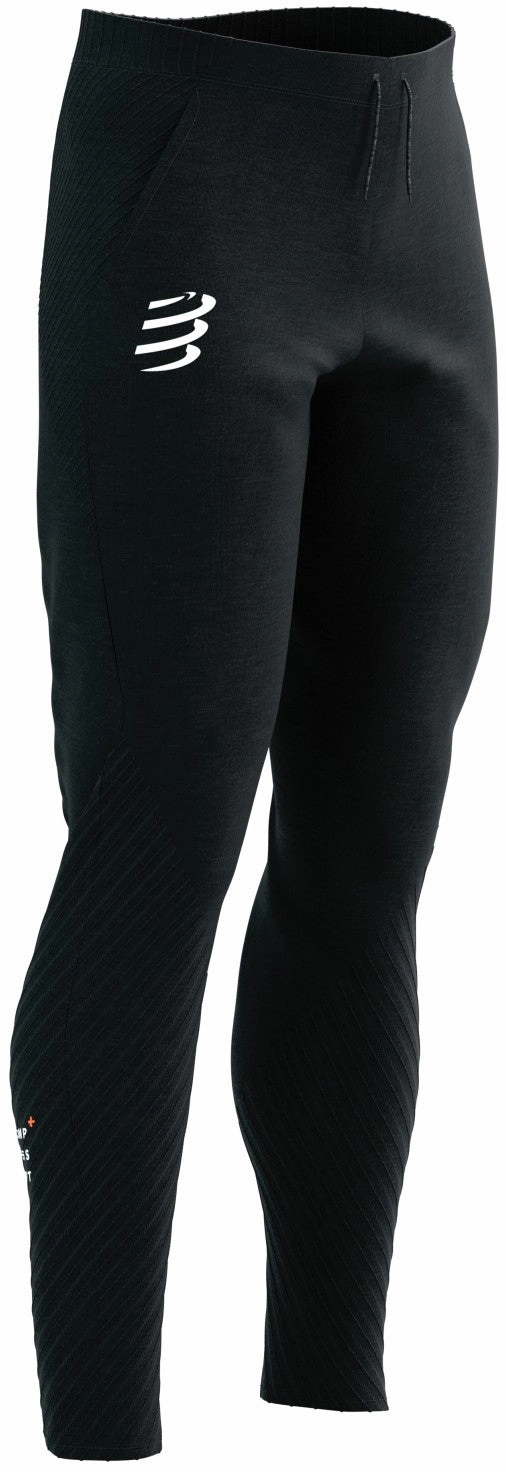 Compressport Seamless Mens Training Pants - Black Lake Mood TagFreeDesign