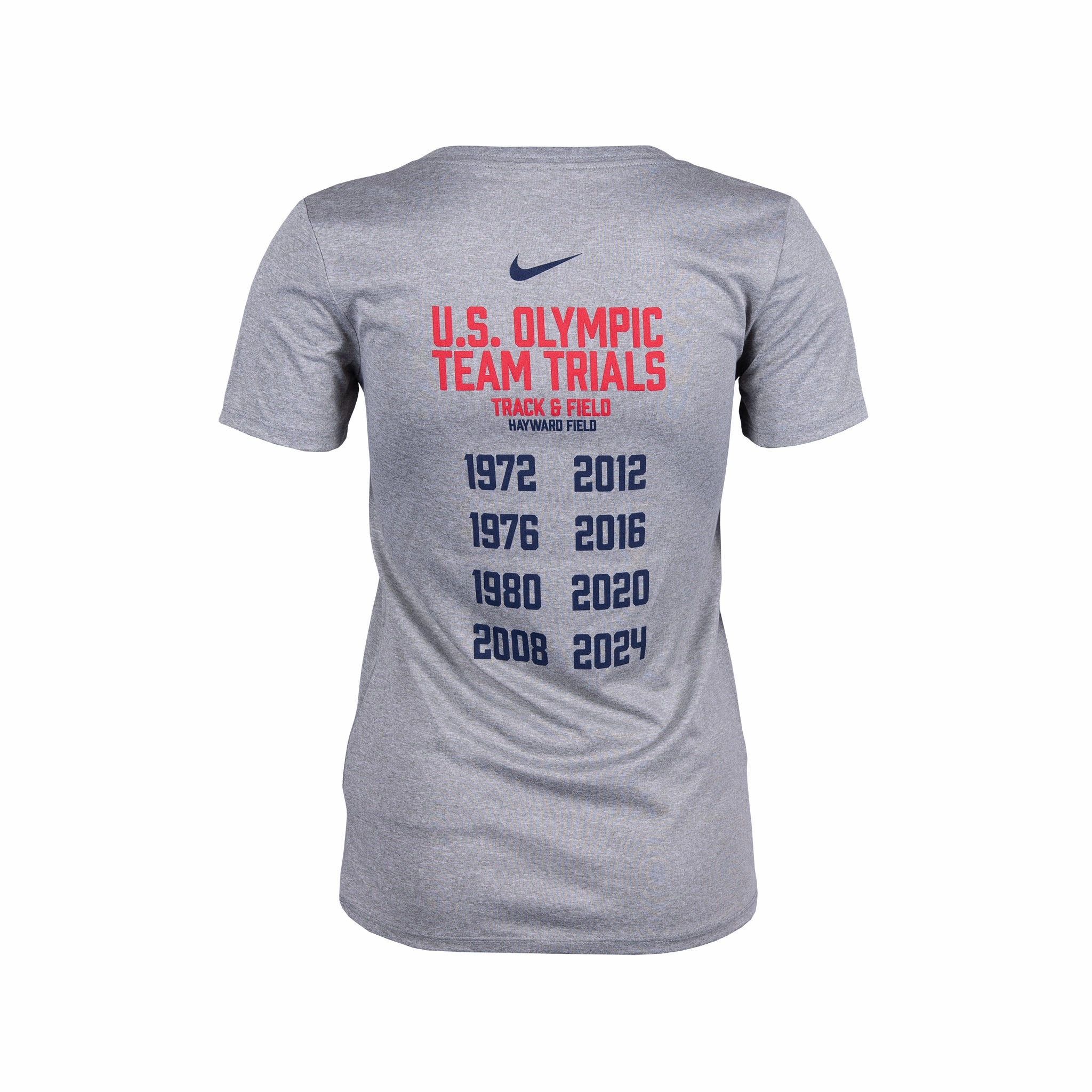Nike USATF Women's 2024 U.S. Olympic Team Trials Legend T-Shirt Abrasion Resistant Surface