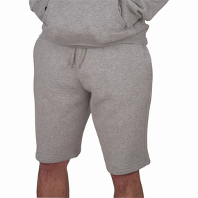 Clear Mind More Mile Vibe Fleece Mens Sweat Shorts - Grey