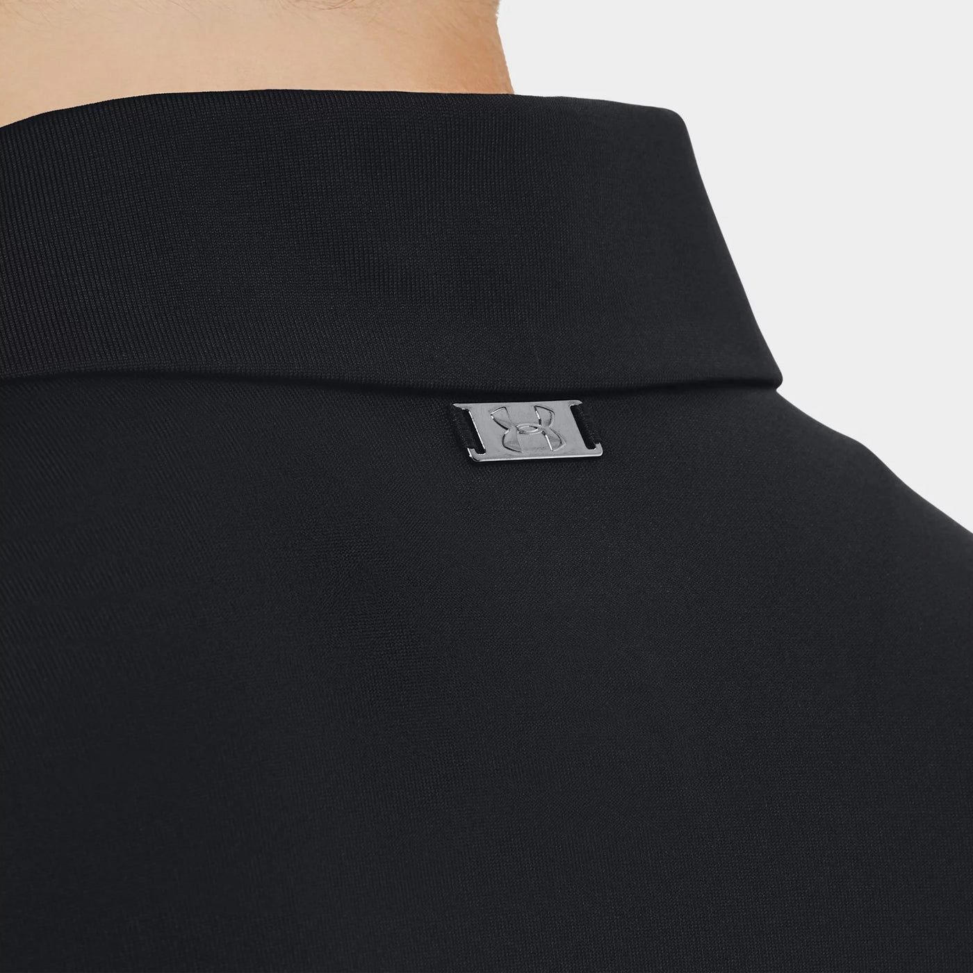 Button Down Collar Under Armour Women's Playoff Golf Polo Shirt - Black
