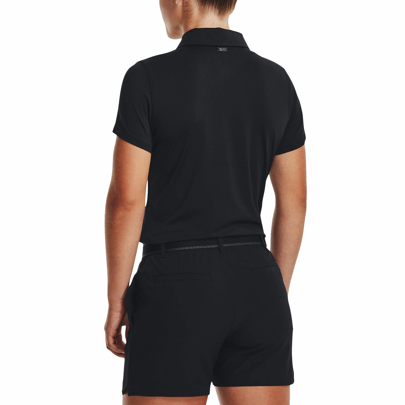 Recycled Polyester Mix Under Armour Women's Playoff Golf Polo Shirt - Black