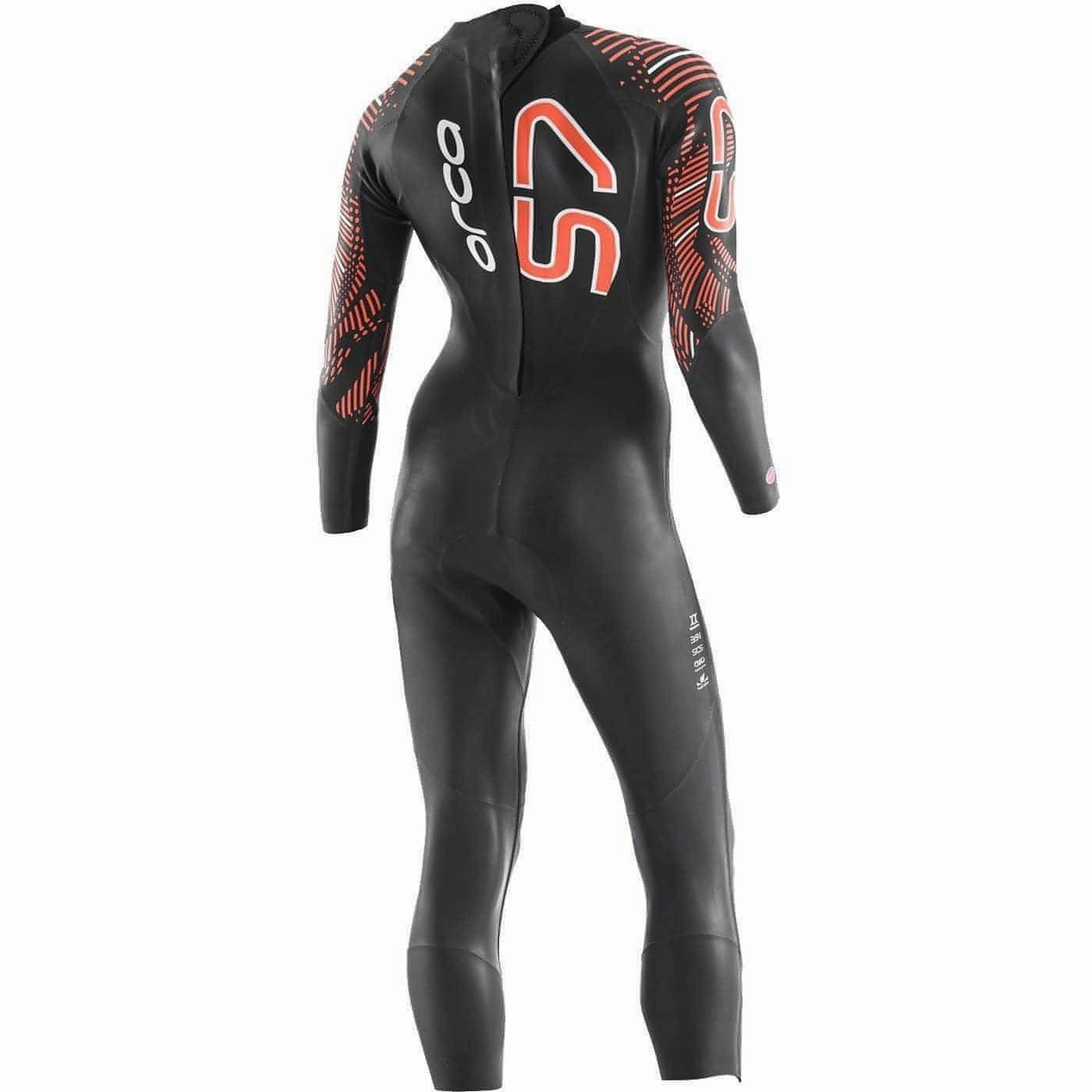 Orca S7 Fullsleeve Womens Wetsuit - Black Colorfast Dye Travel Proof