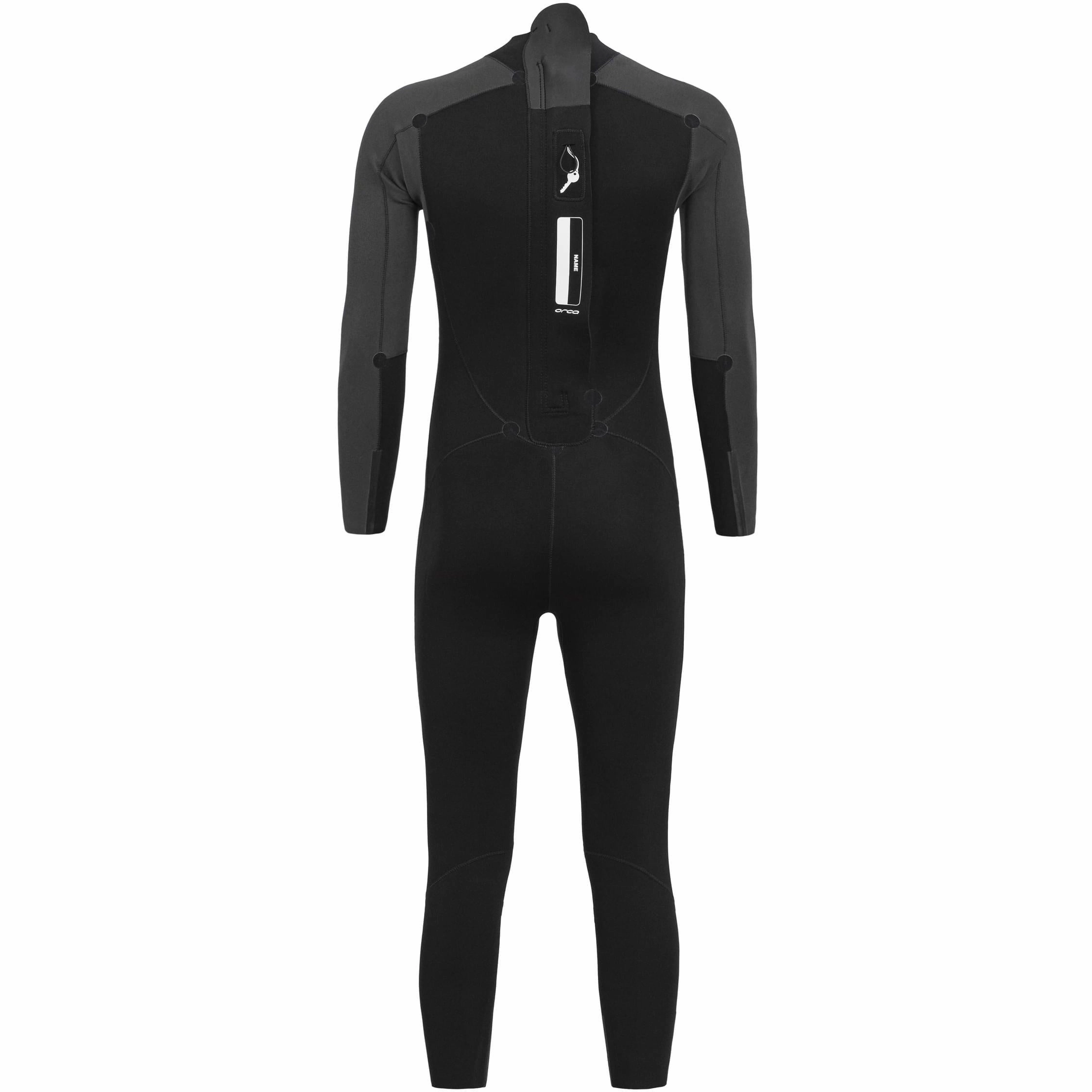 Couple Look Seamless Sleeve Construction Orca Vitalis TRN Openwater Mens Wetsuit - Black