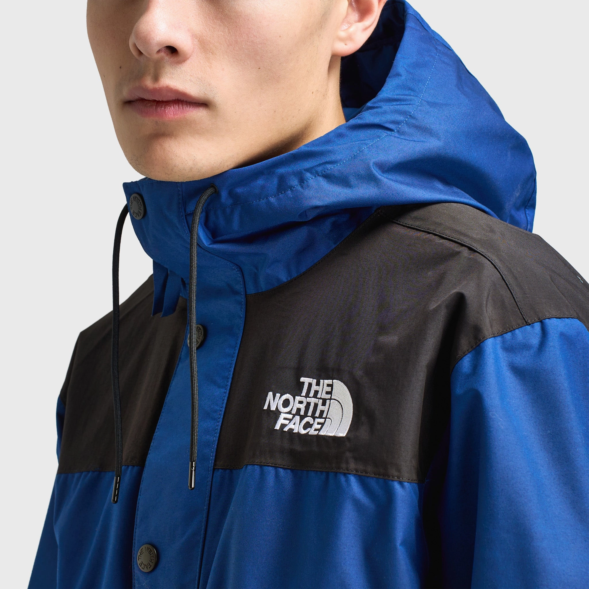 Plaid Print The North Face Reign On Jacket Estate Blue / TNF Black