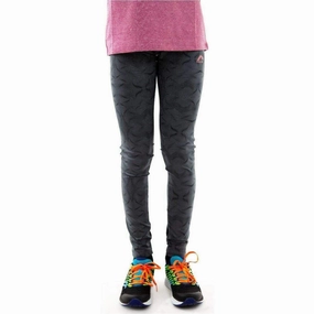 connected Soft Touch More Mile Girls Long Running Tights - Grey