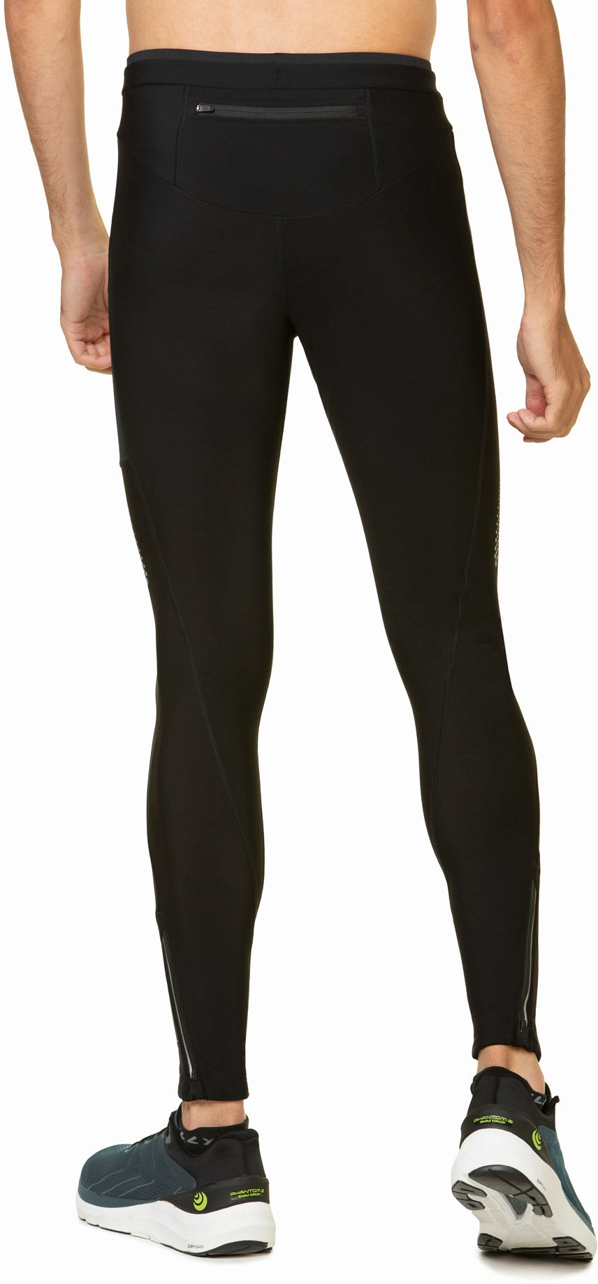 Ronhill Tech Winter Mens Long Running Tights - Black Urban