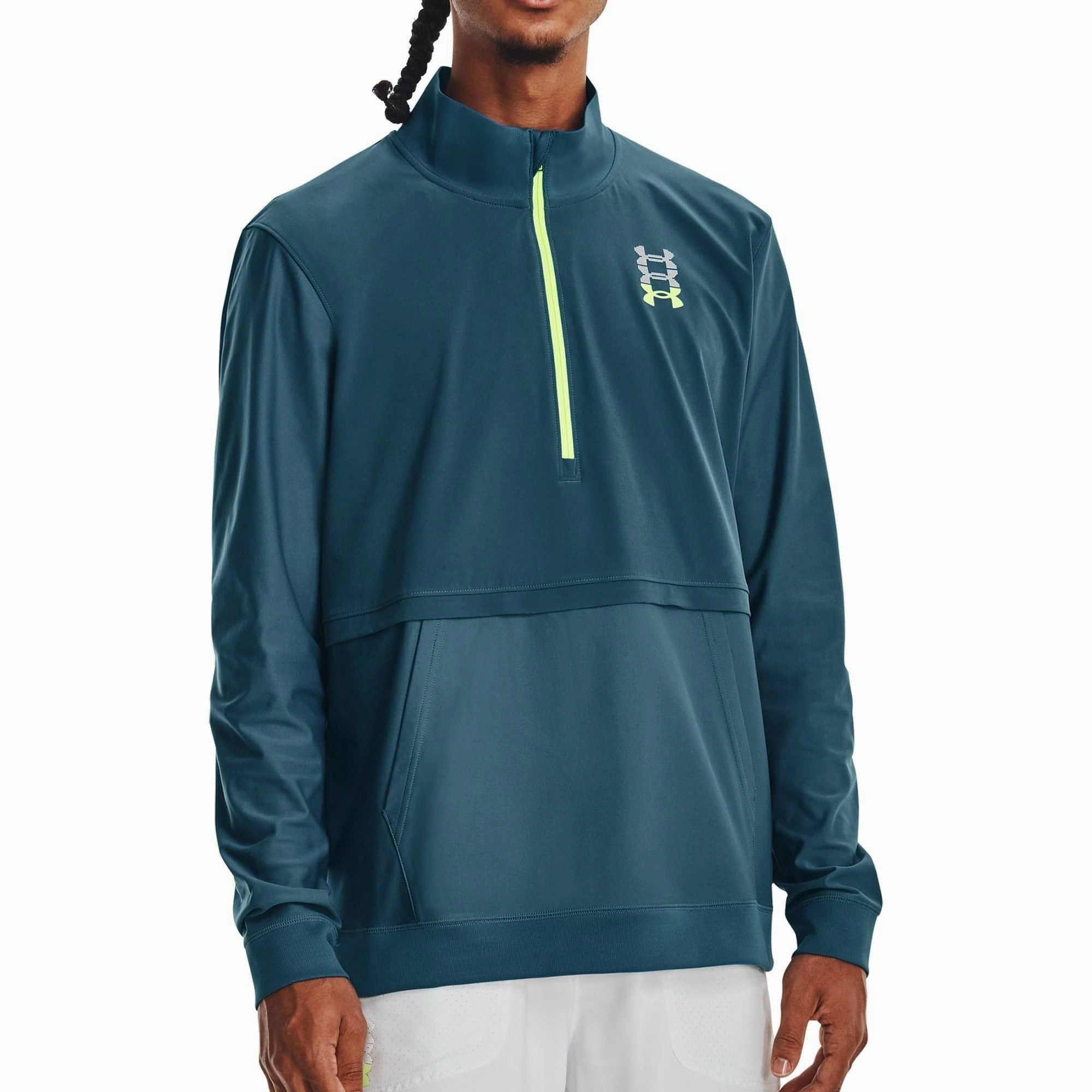 Cosmetics Under Armour Run Anywhere Half Zip Long Sleeve Mens Running Top - Blue