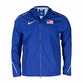 Anti Pill Technology Nike USA Men's Official Rio Team Rain Jacket