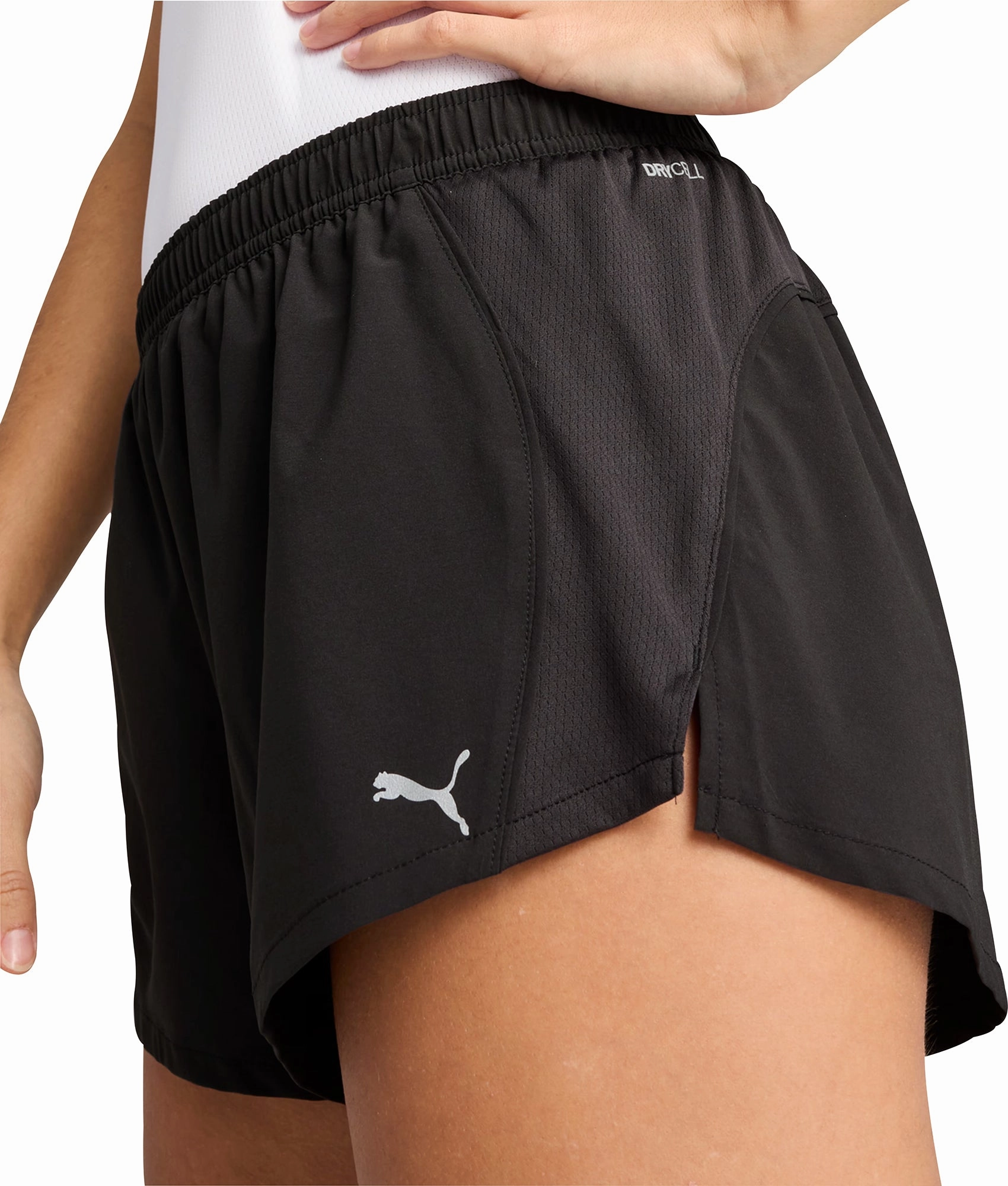 Puma Velocity 3 Inch Womens Running Shorts - Black Summer Fun Active Wear Shorts