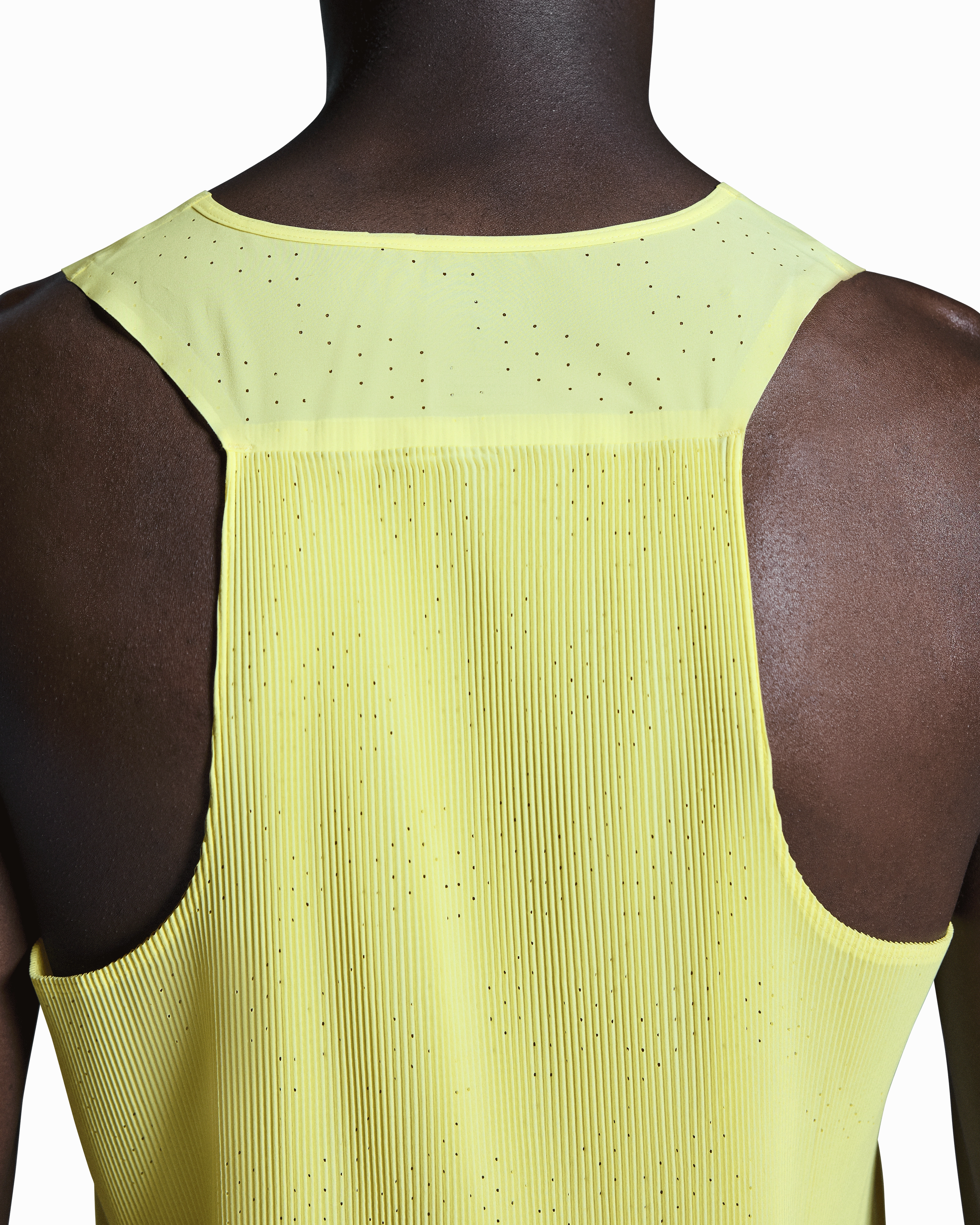 BuiltIn Grip Men's Race Singlet Limelight