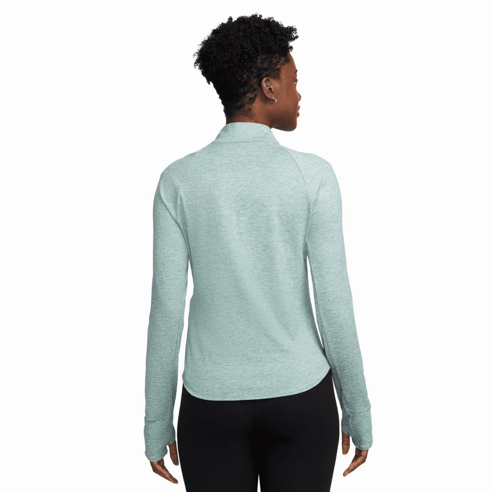 Polish Glow BalancedDrape Women's Dri-FIT Swift 1/4 Zip Running Top Cannon / Heather