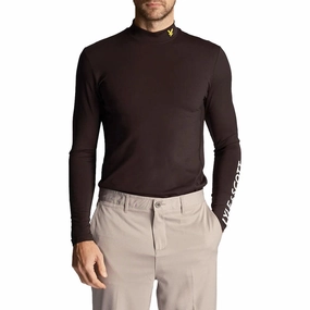 Classic Neckline Dressy Casual Lyle & Scott Tech Baselayer - Jet Black