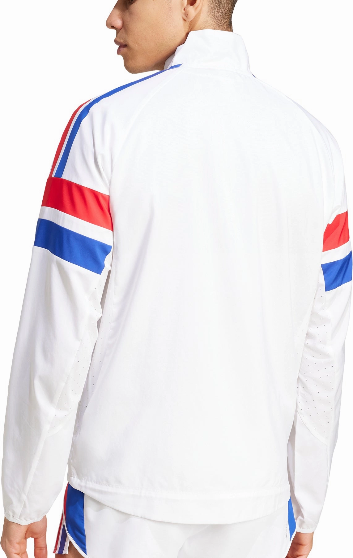 Durable Zippers Hold adidas Adizero Retro Mens Running Jacket - White
