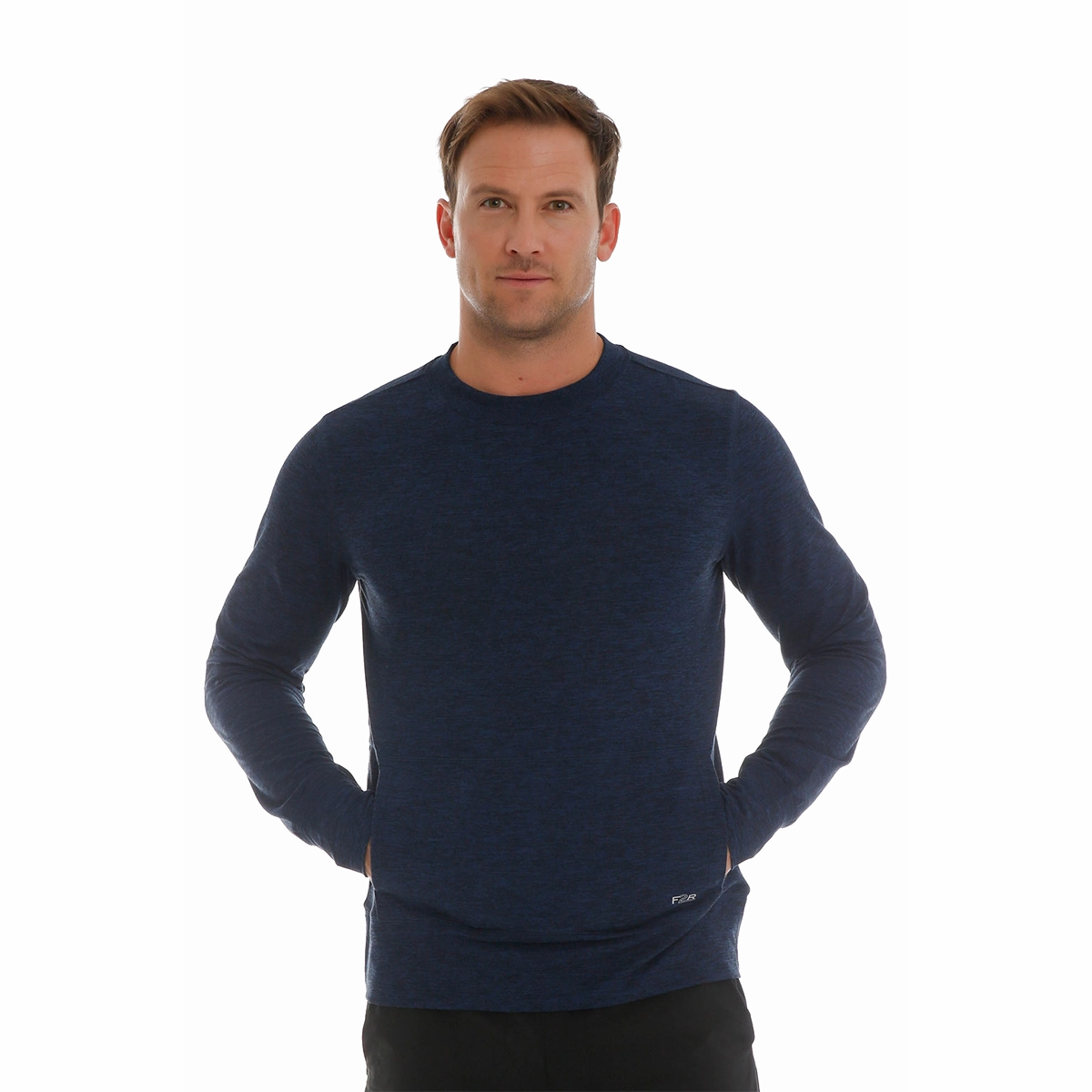 F2R Ultimate Comfort Longsleeve Tee VNeckline TwoToneEffect