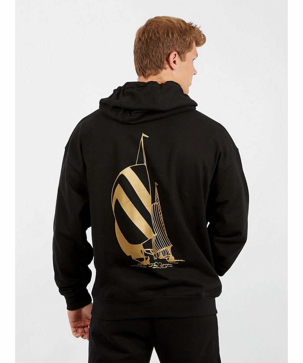 ReflectiveDetails Nautica Jodrell Heavyweight Hoodie (Black)