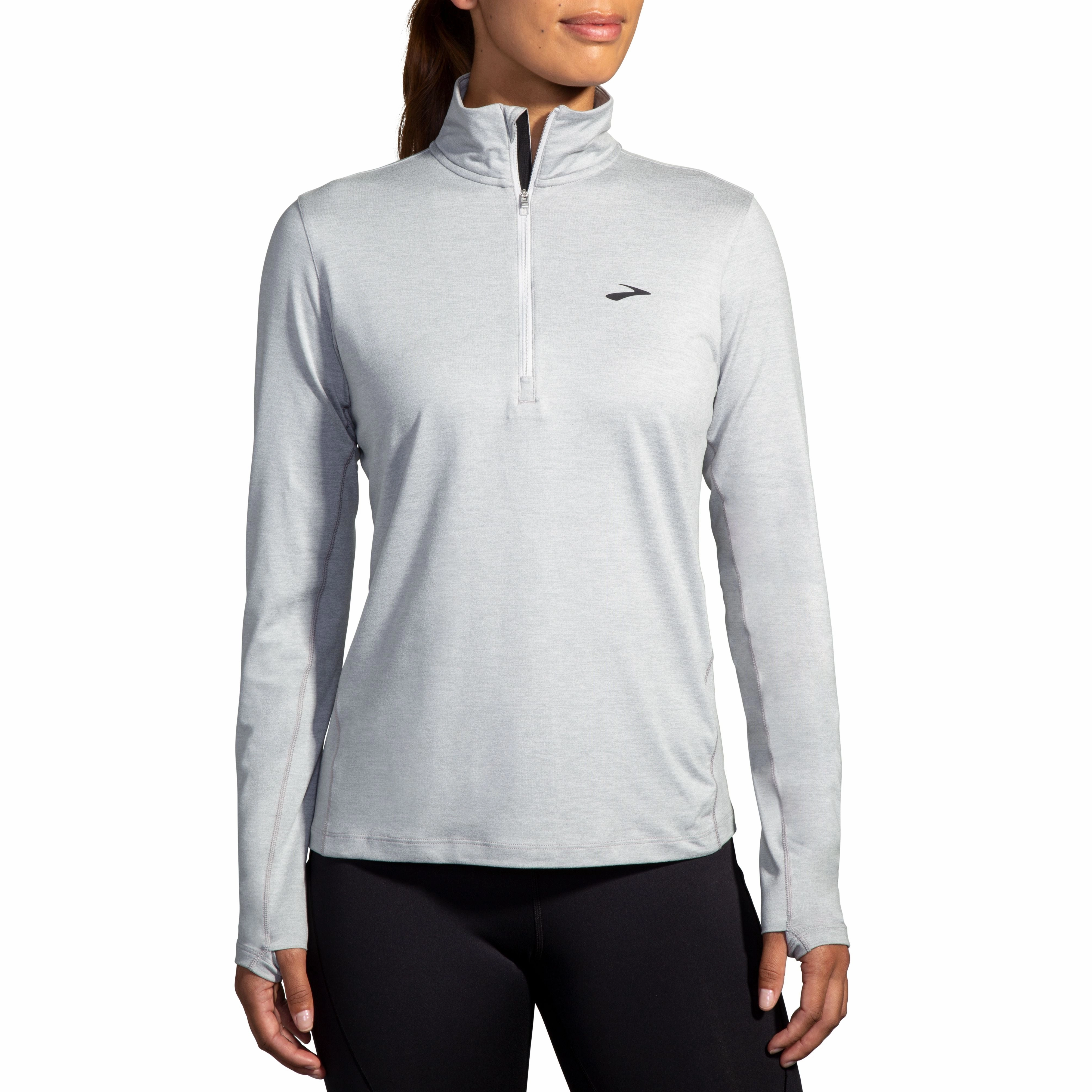 Brooks Women's Dash 1/2 Zip 2.0 Ribbed Hemline