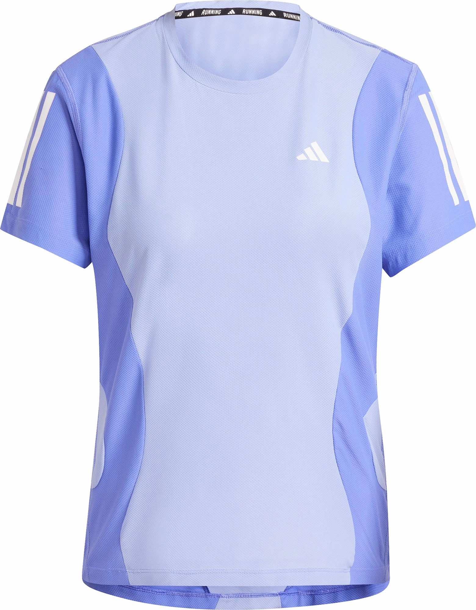adidas Own The Run Short Sleeve Womens Running Top - Blue Casual Chic soft fit