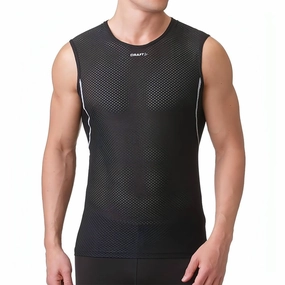 Craft Cool Mesh SuperLight Mens Sleeveless Baselayer - Black detail