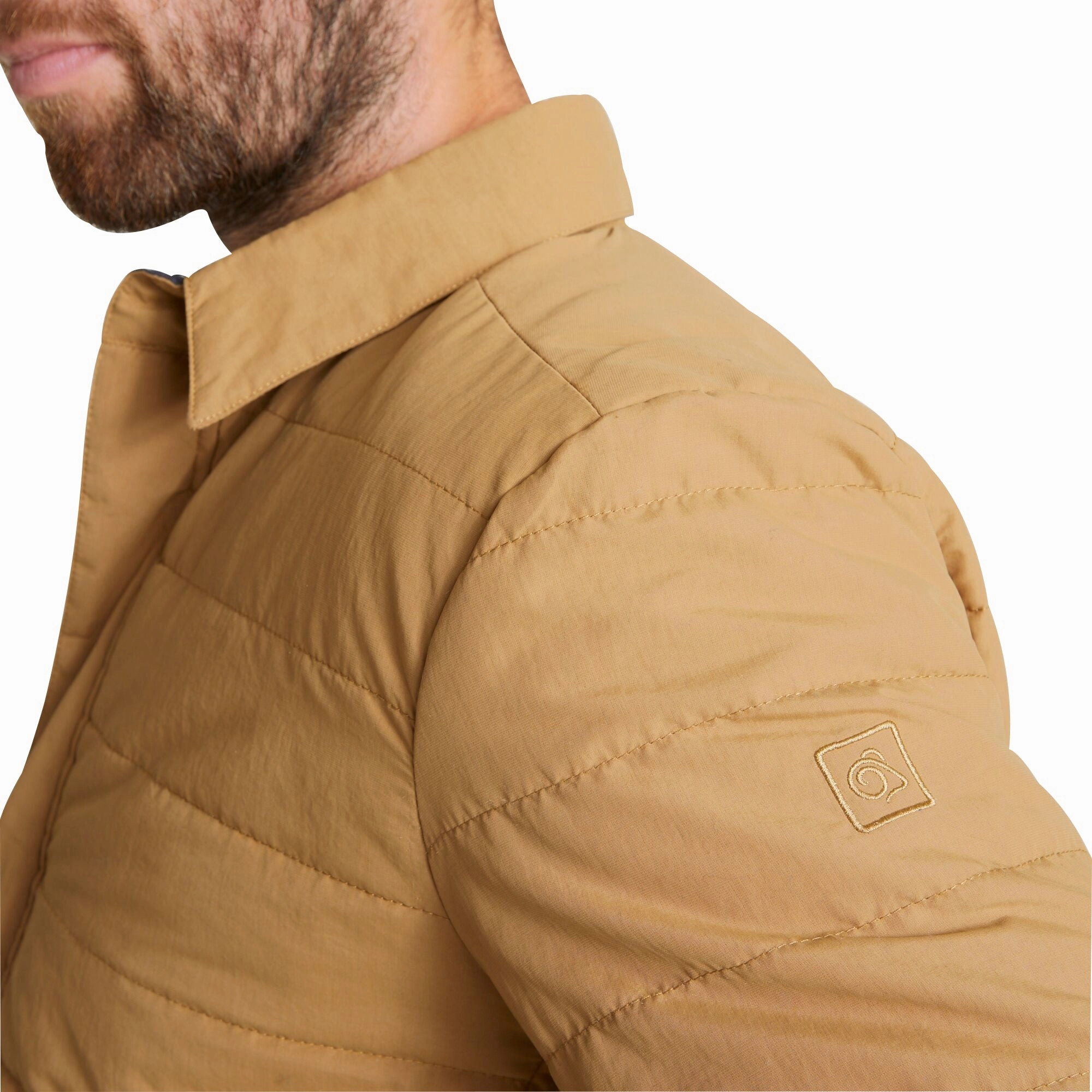Craghoppers Monmouth Mens Insulated Jacket - Brown Timeless Fit Style AdjustableHem