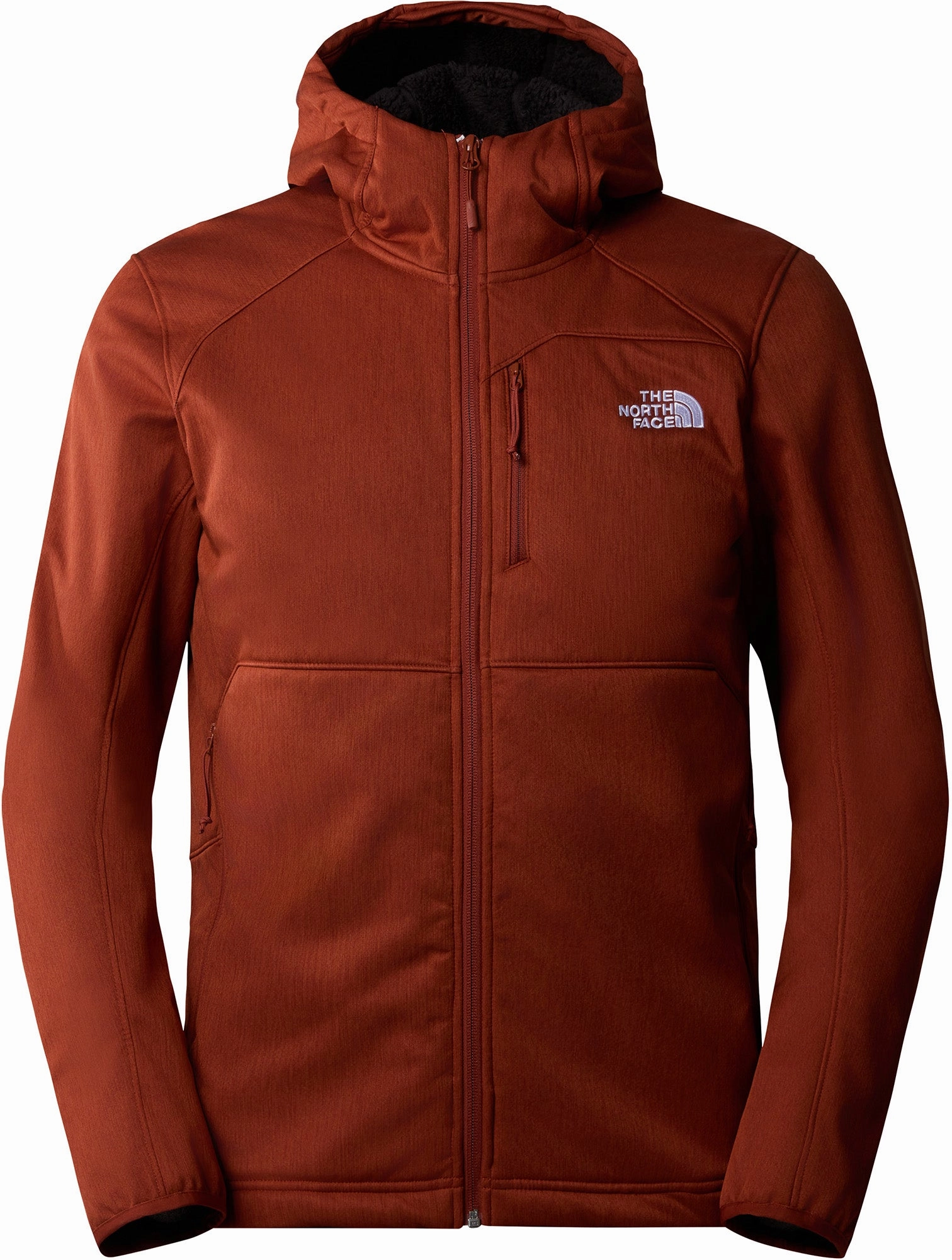 The North Face Quest Hooded Mens Softshell Jacket - Red No Wrinkle Ventilated Back