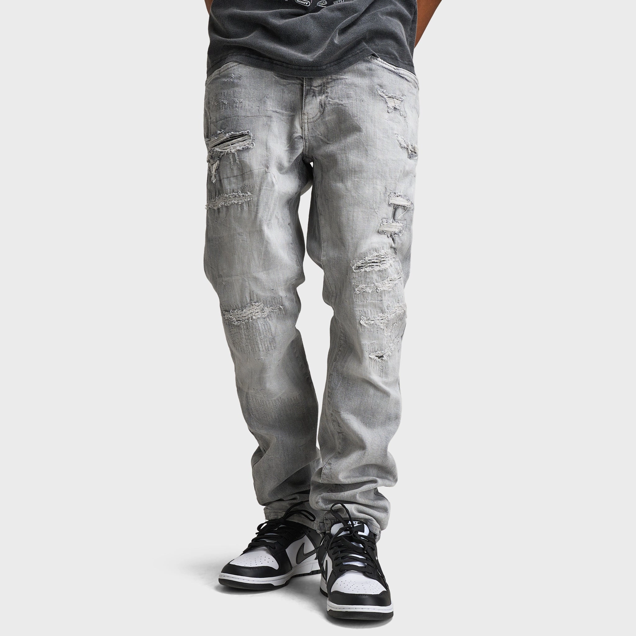 Odor Control Treatment Jordan Craig Revelation Denim Jeans Collins Fit / Cement Wash