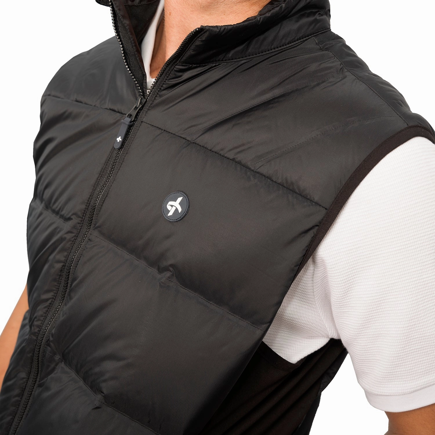 mass Cross Pro Hybrid Golf Vest - Black
