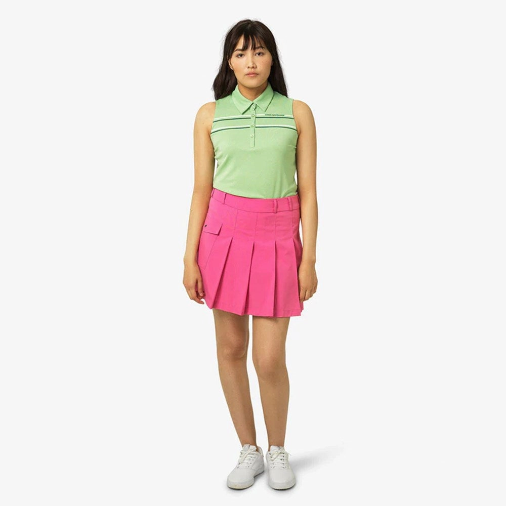 Cross Women's Primus Sleeveless Golf Polo - Spruce Quick-Dry Tech