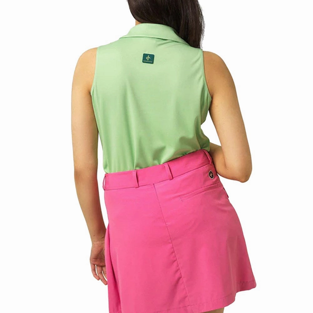 Cross Women's Primus Sleeveless Golf Polo - Spruce Sun Protection UPF 50