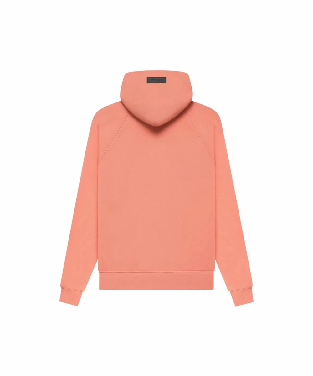 TemperatureRegulating Sunset Scene Fear Of God ESSENTIALS Hoodie (Coral)