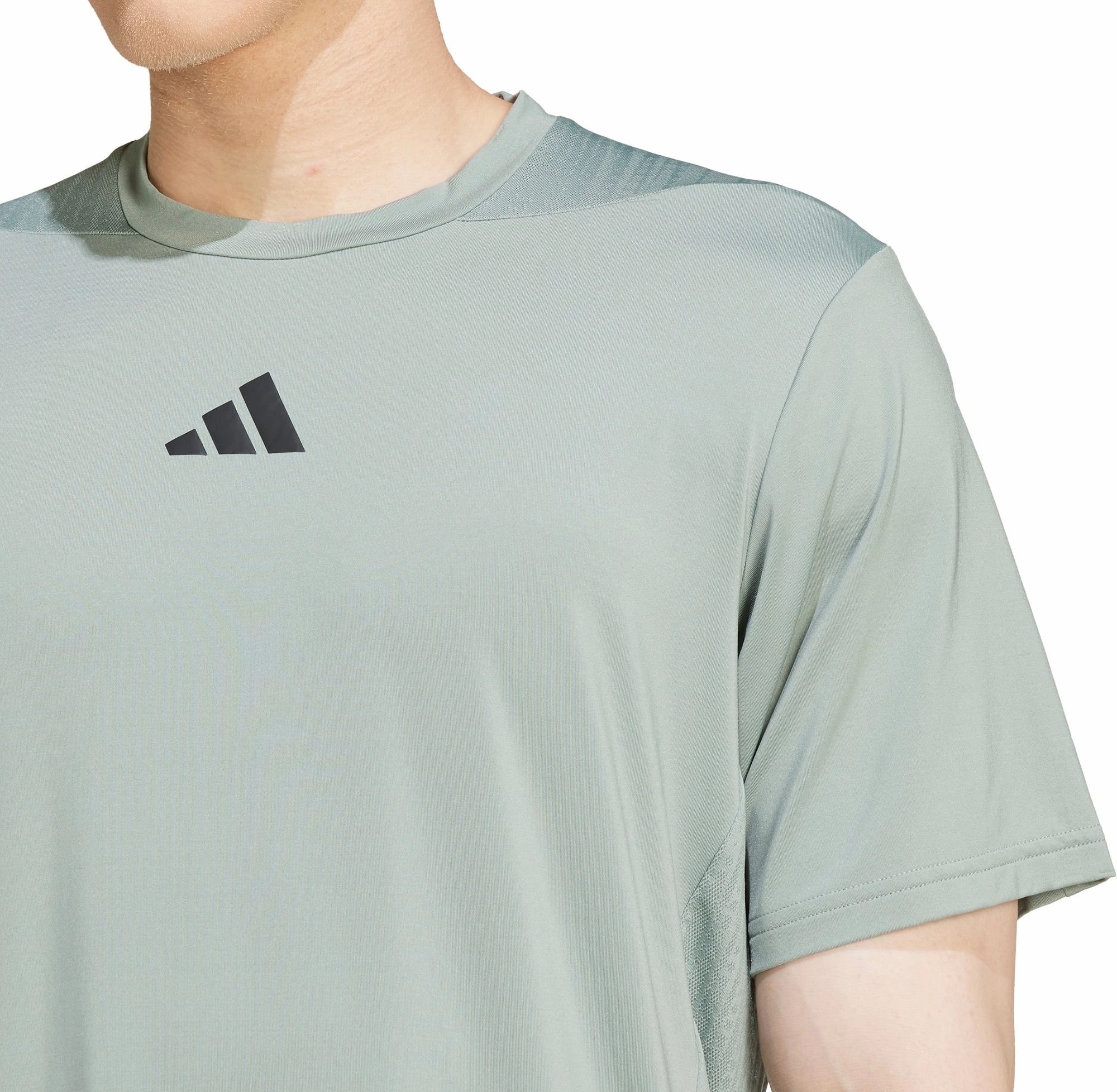 Wind Ease adidas Designed For Training Intensity Short Sleeve Mens Training Top - Green