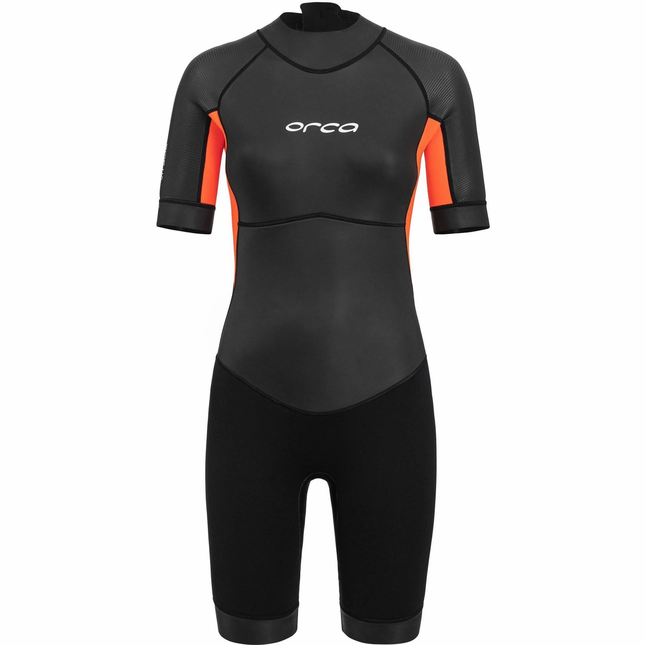 Zero Core Digital Glow Orca Vitalis Shorty Openwater Womens Wetsuit - Black