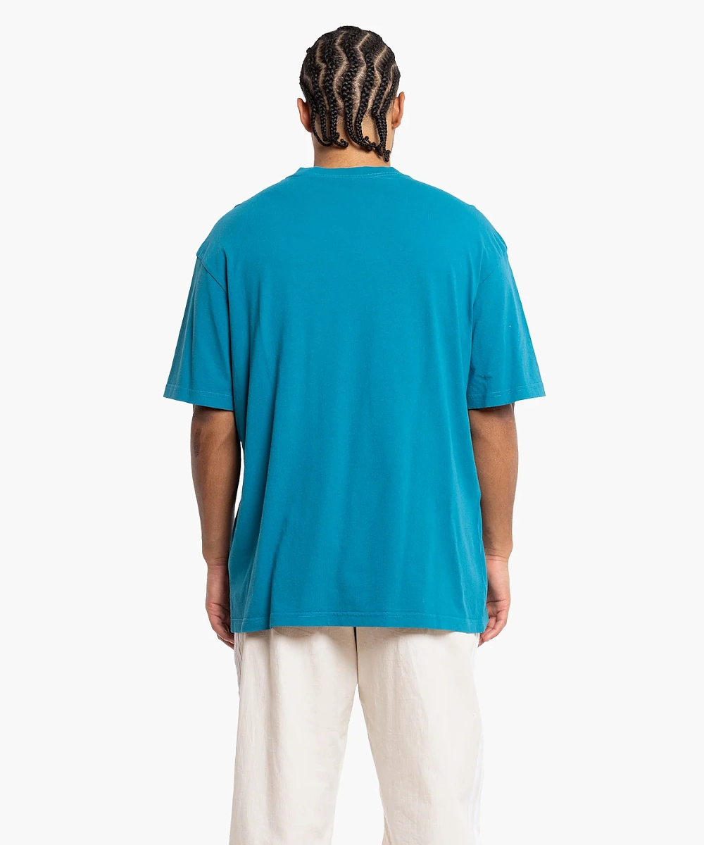 Meeting Ready Mitchell & Ness Charlotte Hornets Nothing But Net Tee (Faded Teal)