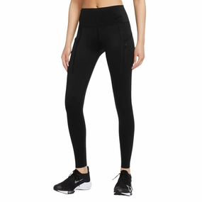 Hip-hop Women's Nike Dri-FIT GO Mid Rise Crop Tights