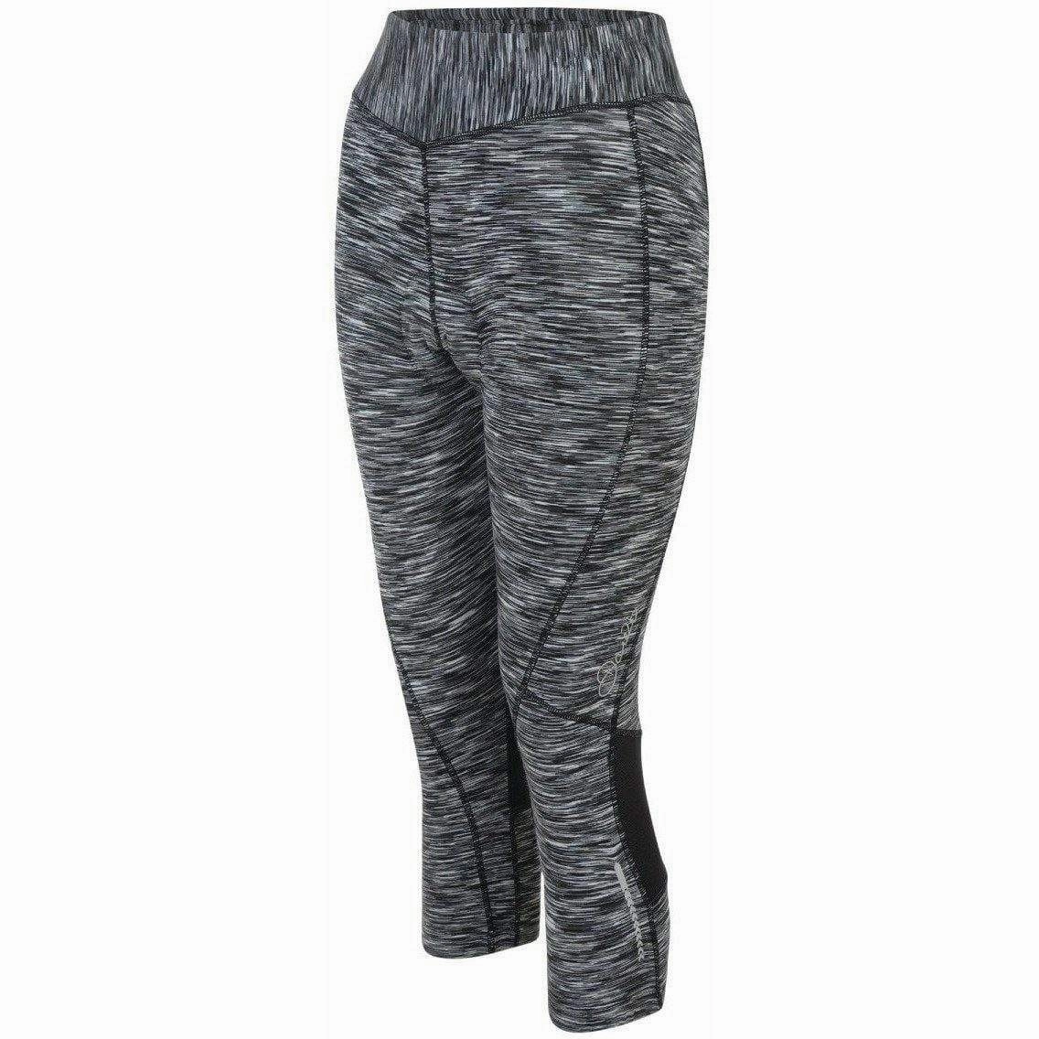 High Rise Dare2B Canny 3/4 Capri Womens Cycling Tights - Grey