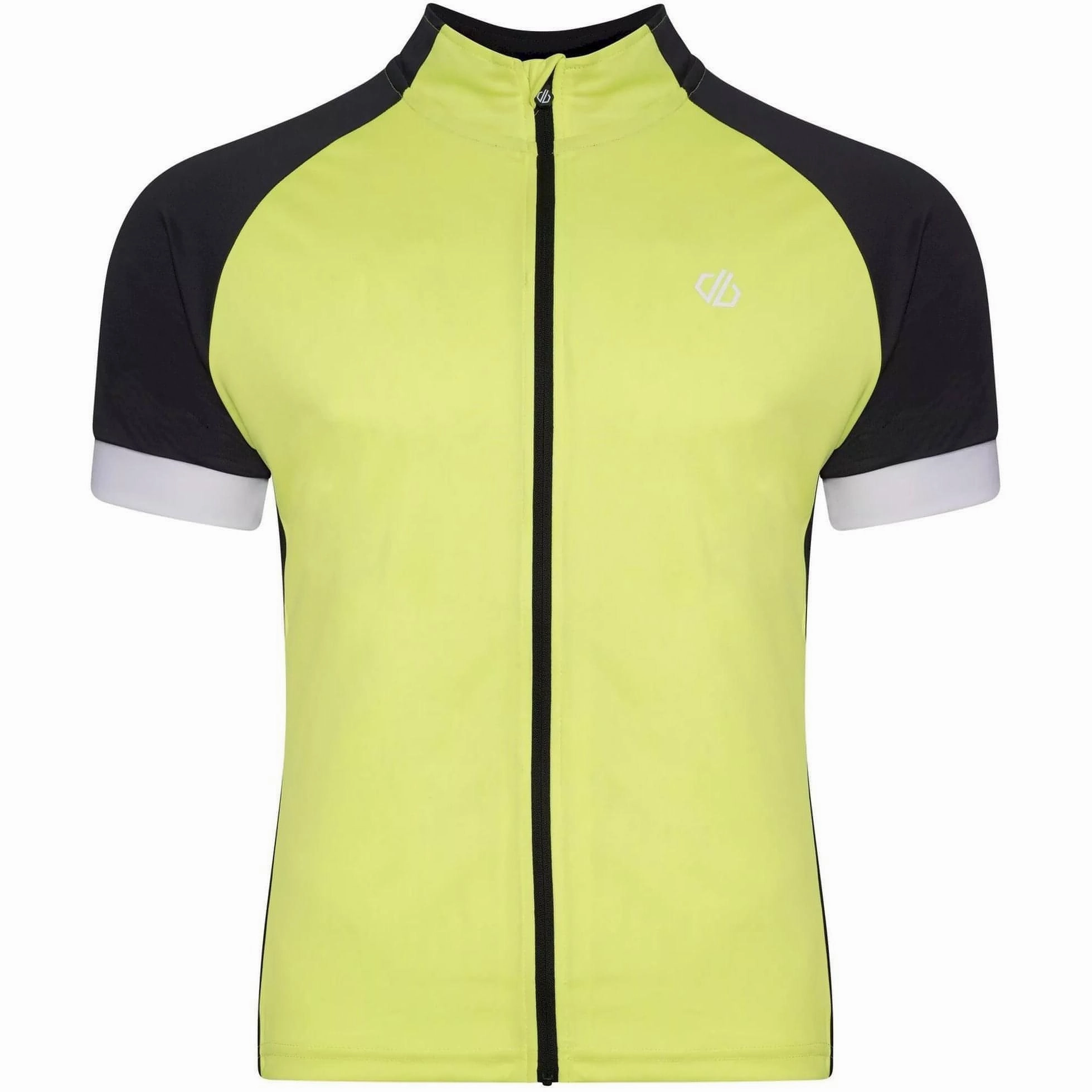 Dare2B Protraction Short Sleeve Mens Cycling Jersey - Yellow cloudy