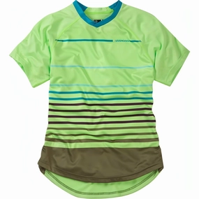 Madison Zena Short Sleeve Womens Cycling Jersey - Green regular Ultraviolet Protection Coating