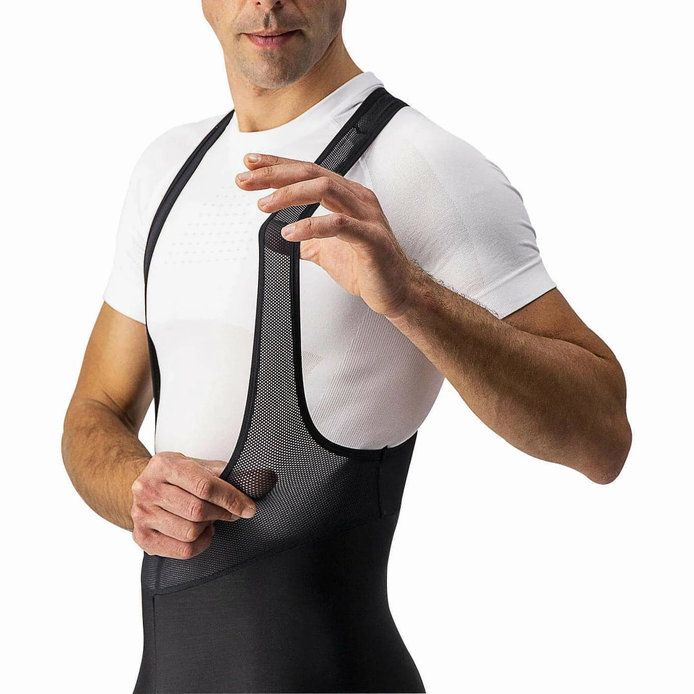 Castelli Entrata Mens Cycling Bib Tights - Black Holiday Outfit Quick Dry