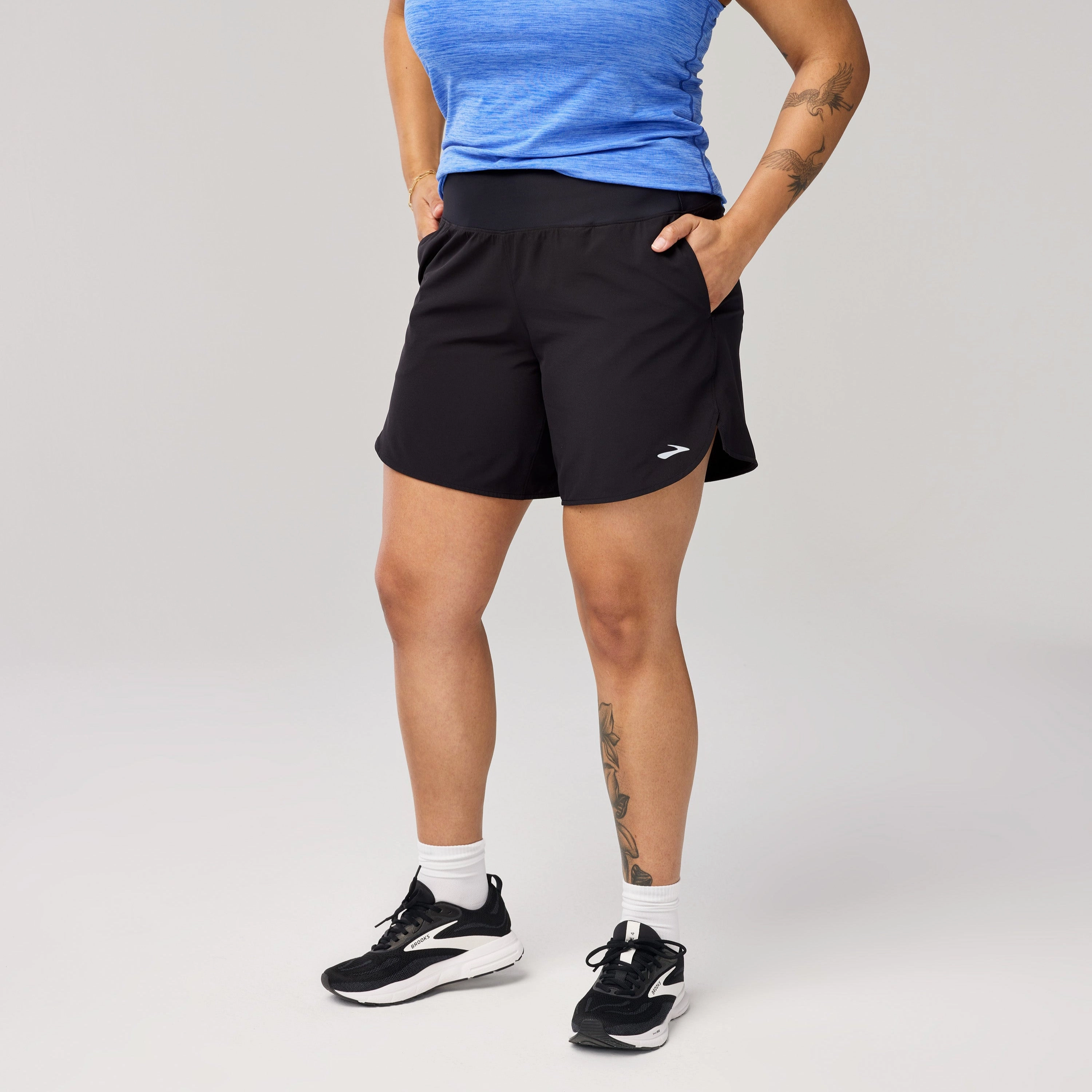 Brooks Women's Chaser 7" Short 2.0 Easy Days Fun Patterns