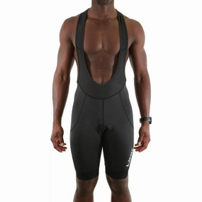 Link Ride Mens Cycling Bib Shorts - Black retail industry Quick Adjust Fit